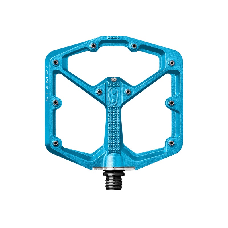 Crank Brothers Stamp 7 Large Platform Pedals – Electric Blue Electric Blue