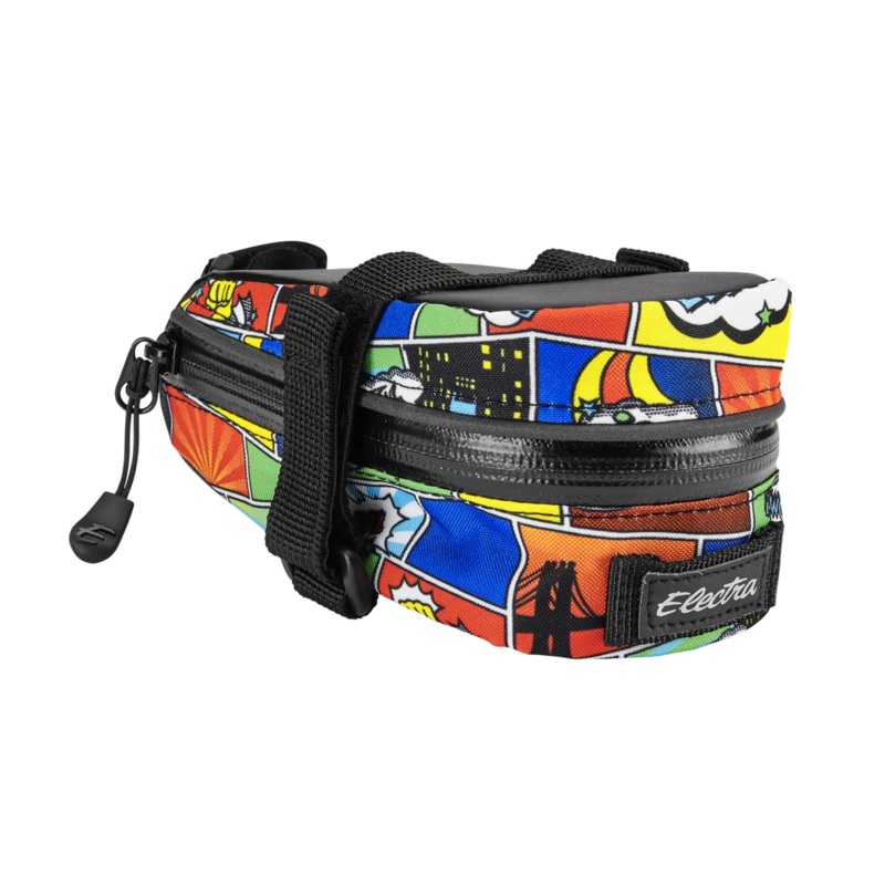 Electra Ka Pow Saddle Bag Black – Orange