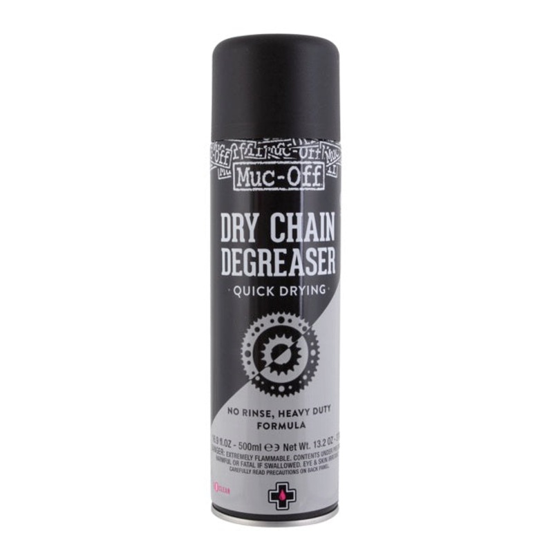 Muc-Off Dry Chain Degreaser Black – Gray Aerosol / 500ml