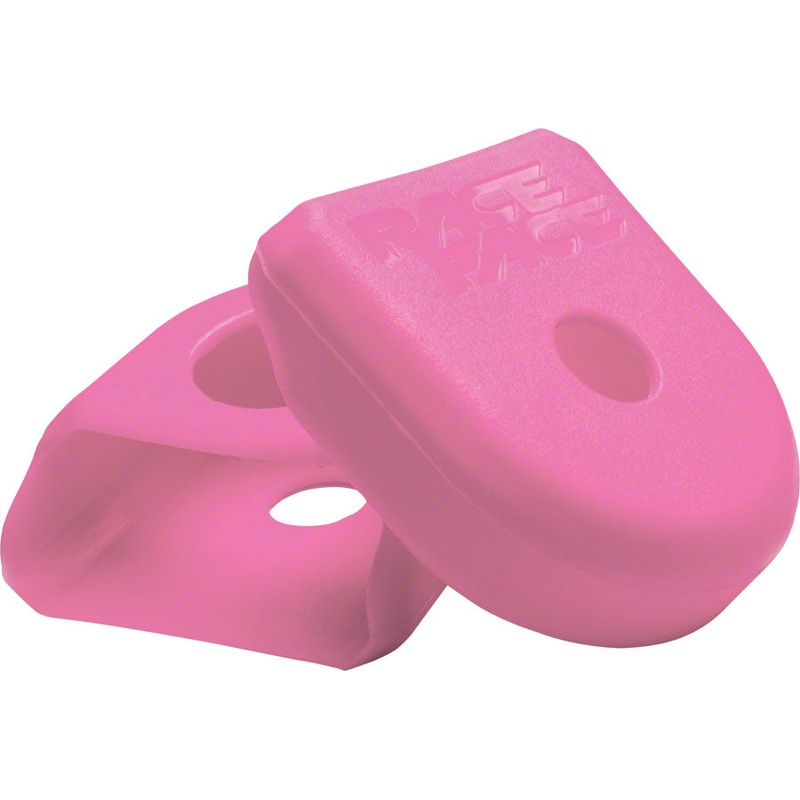 RaceFace Large Crank Boots: For Carbon Cranks, 2-Pack Pink