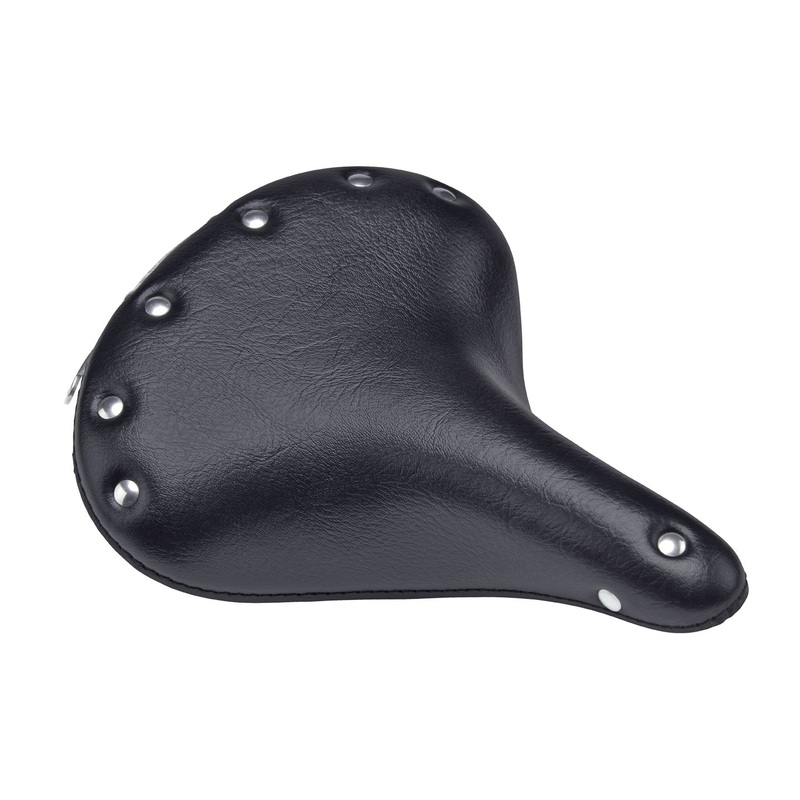 Saddle Electra Classic Faux Leather Black