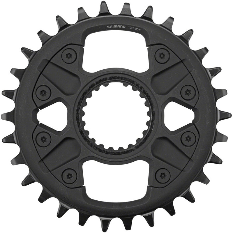 Shimano Deore FC-M6100-1 Direct Mount Chainring – 30t, 12-Speed, Black
