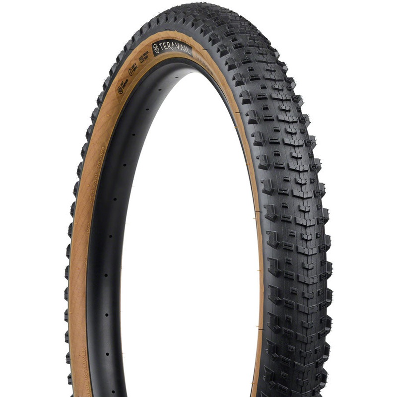 Teravail Oxbow Tire – 27.5 x 3, Tubeless, Folding, Tan, Light and Supple