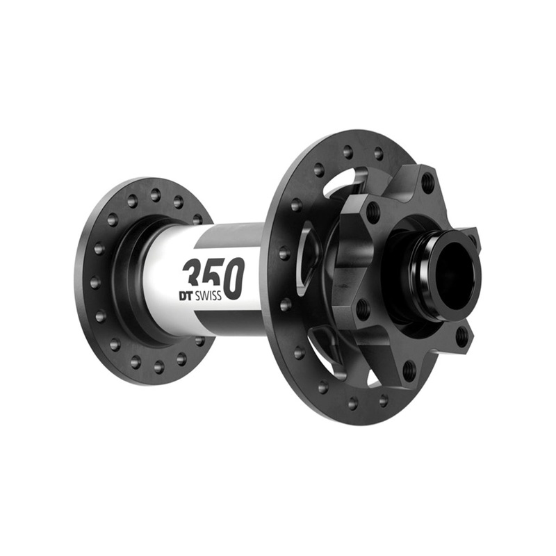 DT Swiss 350 MTB Disc Hub – Front – Black Black 15x110mm 32h