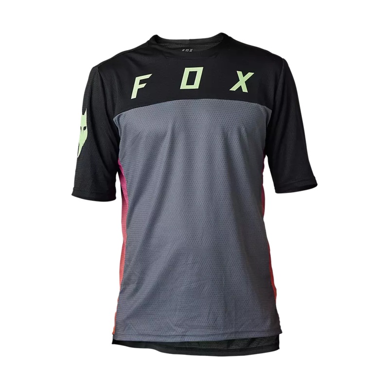 Fox Racing Defend Short Sleeve MTB Jersey – CEKT – Black Black Small
