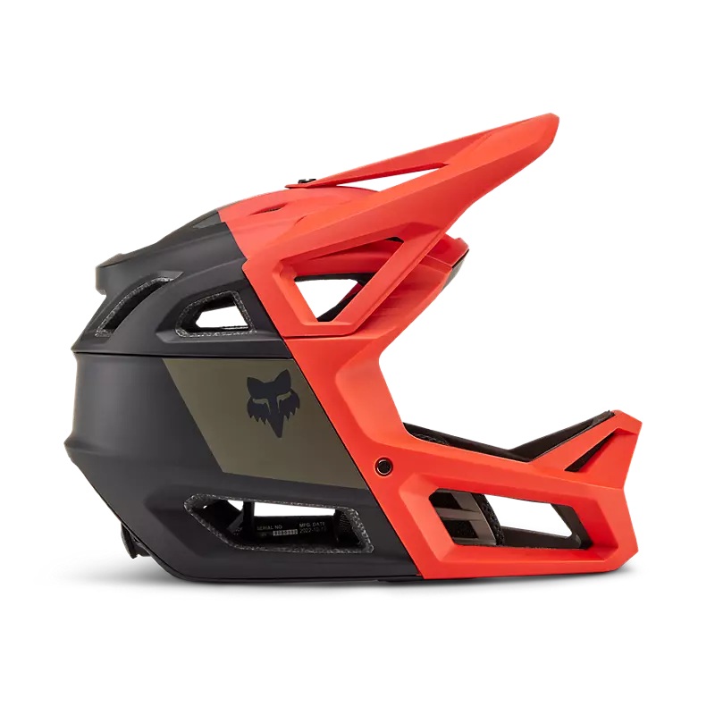 Fox Racing Proframe RS Full Face Helmet – NUF – Orange Flame Orange Flame Small
