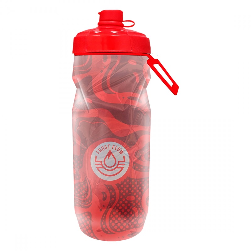 Frostflow Insulated Bottle Insulated 20oz Abstract Wave Red