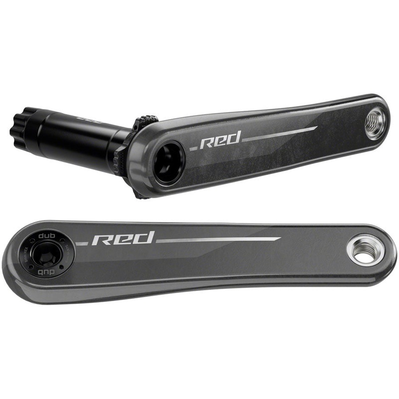 SRAM RED 1x XPLR Wide Crank Arm Assembly – 170mm, 13-Speed, 8-Bolt Direct Mount, DUB Spindle, Natural Carbon, E1