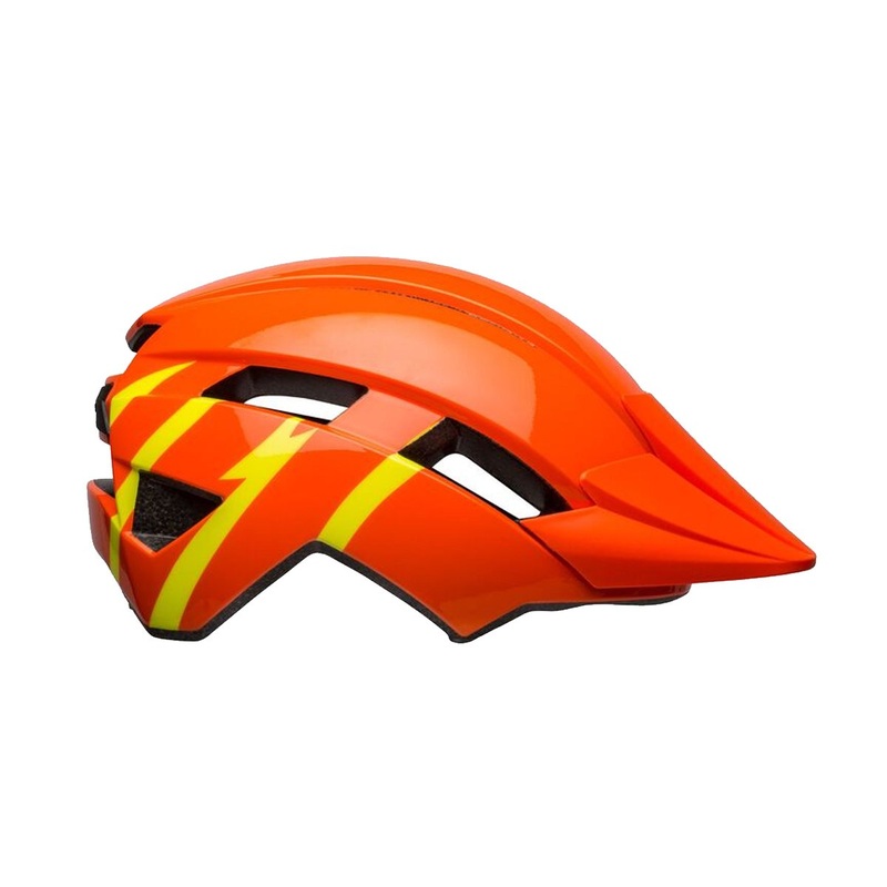Bell Sidetrack II MTB Helmet – Youth – Orange-Yellow Orange – Yellow Universal Youth – 50-57cm