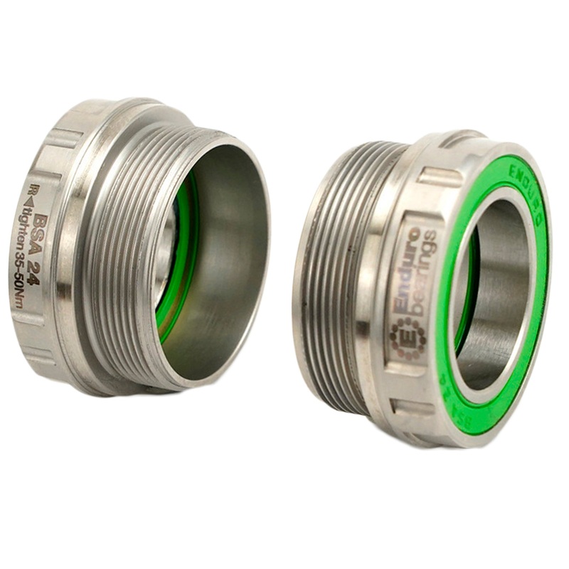 Enduro Maxhit Stainless Steel Bicycle Bottom Brackets  BSA, BSA DUB & BB30 Compatible, High-Performance Cartridge Bearings, Heavy-Duty, Lifetime Guaranteed SRAM DUB