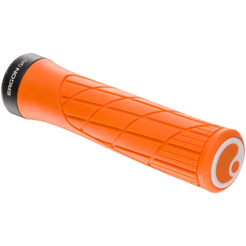 Ergon GA2 Grips – Juicy Orange, Lock-On
