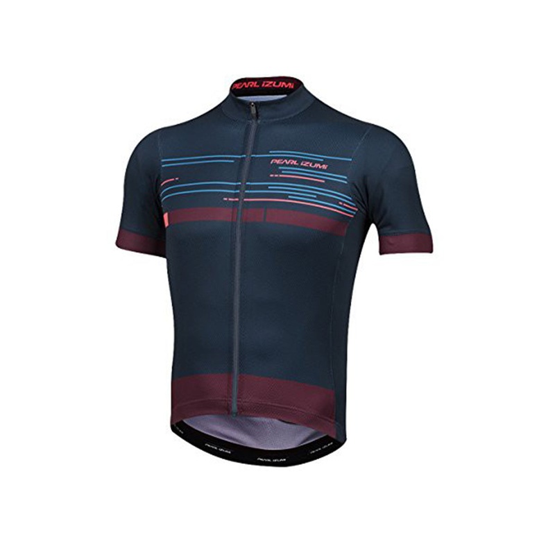 Pearl Izumi Elite Escape Graphic Short Sleeve Road Jersey – Port-Midnight Navy Tidal Port – Midnight Navy Tidal Small
