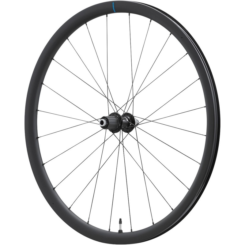 Shimano RS710 C32 Carbon Disc 700c Road Wheel – Rear Black 12x142mm E-Thru – 24h – Centerlock