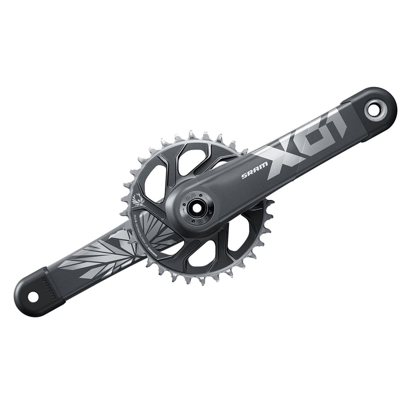 SRAM X01 Eagle SuperBoost+ 12 Spd MTB Crankset – Lunar-Polar Lunar – Polar 165mm – 32t