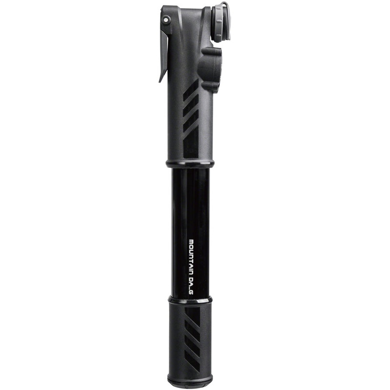 Topeak Mountain DA G Mini Pump, 60psi, With Gauge, Black