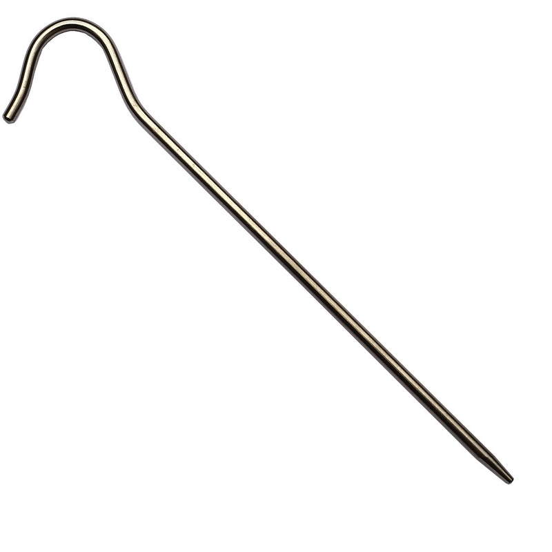 Vargo Titanium Shepard’s Hook Stake Titanium Hook Stake 165mm 6pk Tent Accessories