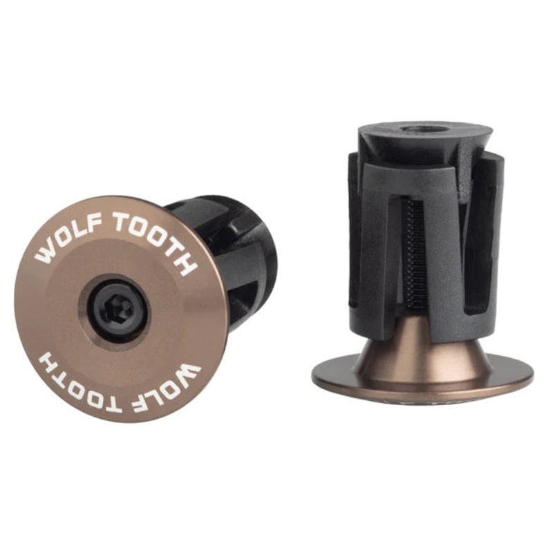 Wolf Tooth Components Alloy Bar End Plugs – Espresso Espresso