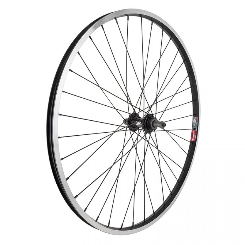 CBO Generic 700c Hybrid Alloy Wheel – Front – Black Black 100mm QR 36h