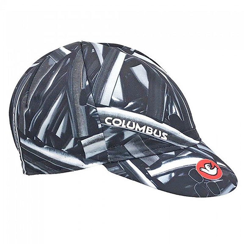 Columbus Cycling Caps Collection  Artist-Designed Polyester Bike Caps for Cycling Style, Comfort & Italian Craftsmanship Steel Diacono