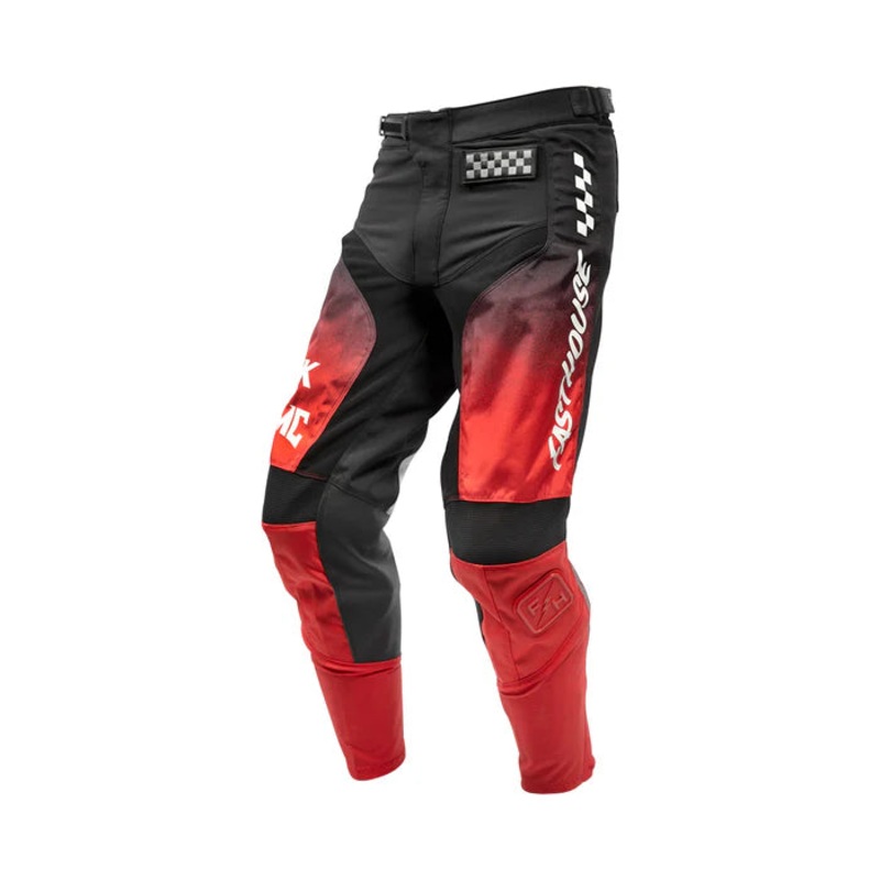 Fasthouse Grindhouse Twitch Pant – Youth – Black-Red Black – Red 22″