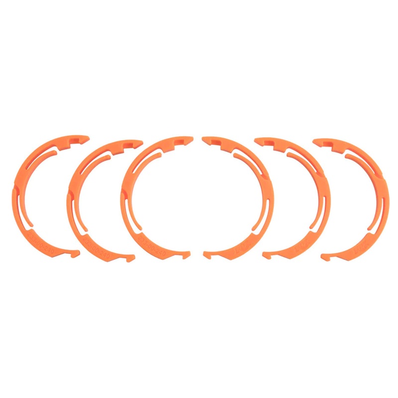 Fox Suspension Float X2 Volume Spacer Kit Orange 3 Pairs – Clip In – 0.25″