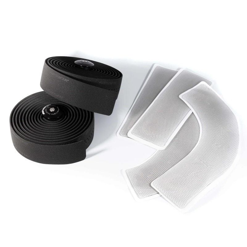 Spank Wing Gravel Drop Bar Tape With Gel Pad & Plug Kit Grey
