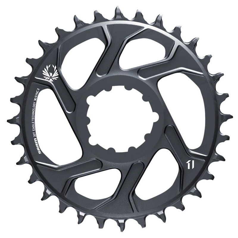 SRAM Eagle X-SYNC 2 Direct Mount Cold Forged Chainring – 30t, Direct Mount, 3mm Offset, For Boost, Lunar Grey