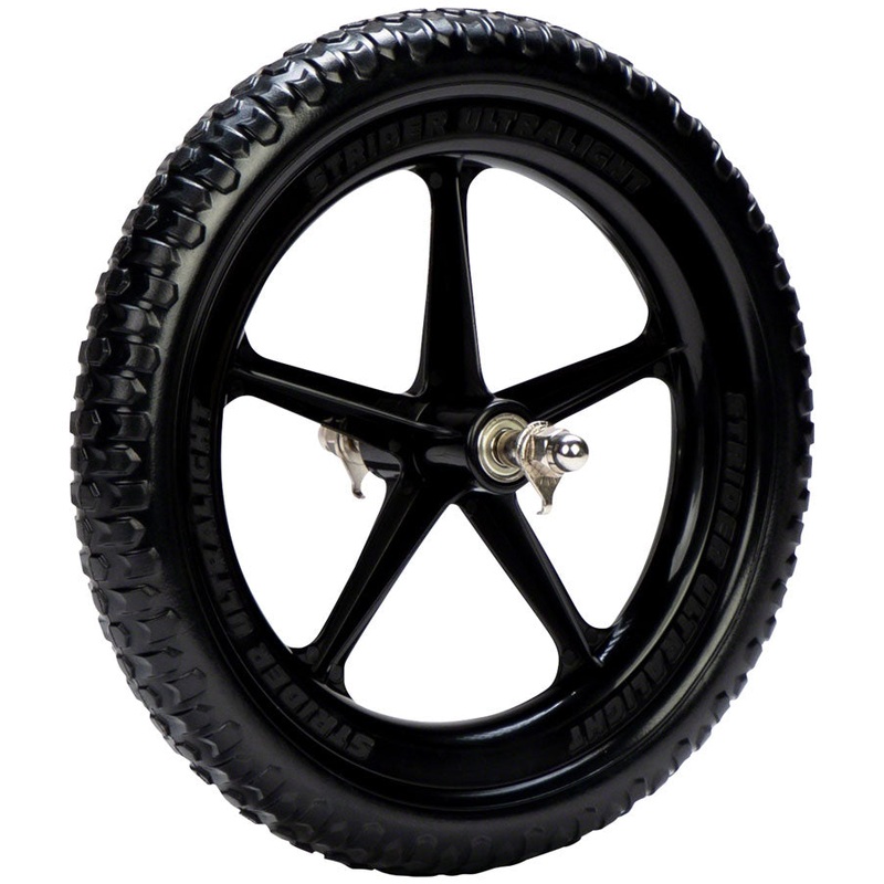 Strider Replacement Wheel: Ultralight 12″ Black Sold as Each