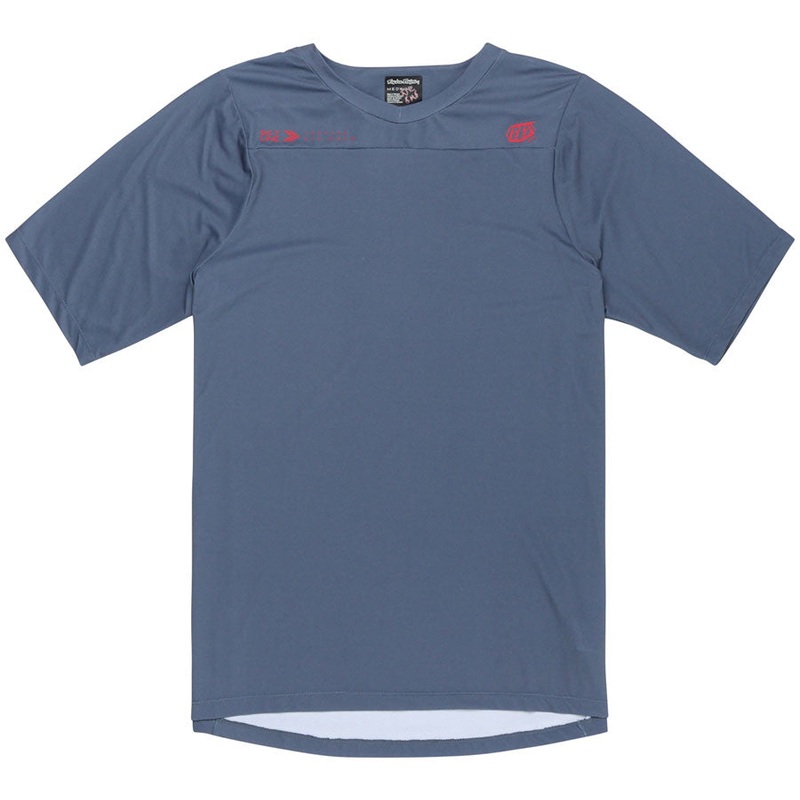 Troy Lee Designs Skyline Short Sleeve Jersey  Mono Steel Blue, Large