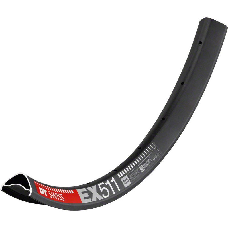 DT Swiss EX 511 27.5″ Tubeless Ready Disc Rim 32h Squorx Nipples Rim Washers