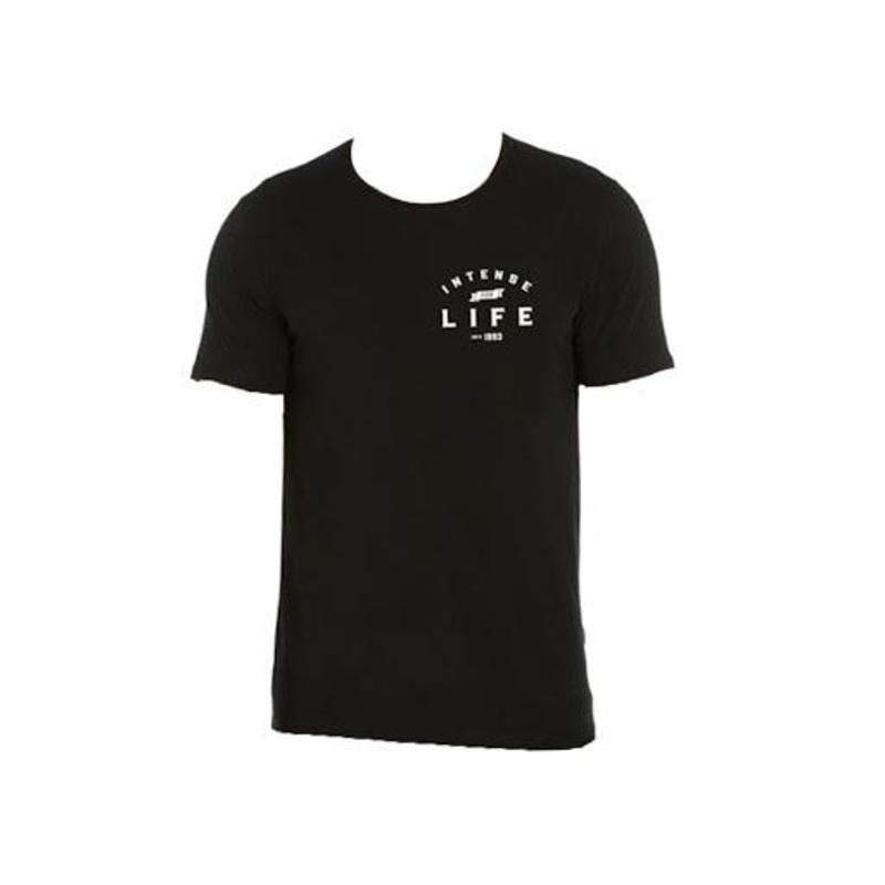 Intense For Life Tee Shirt – Black Black Large