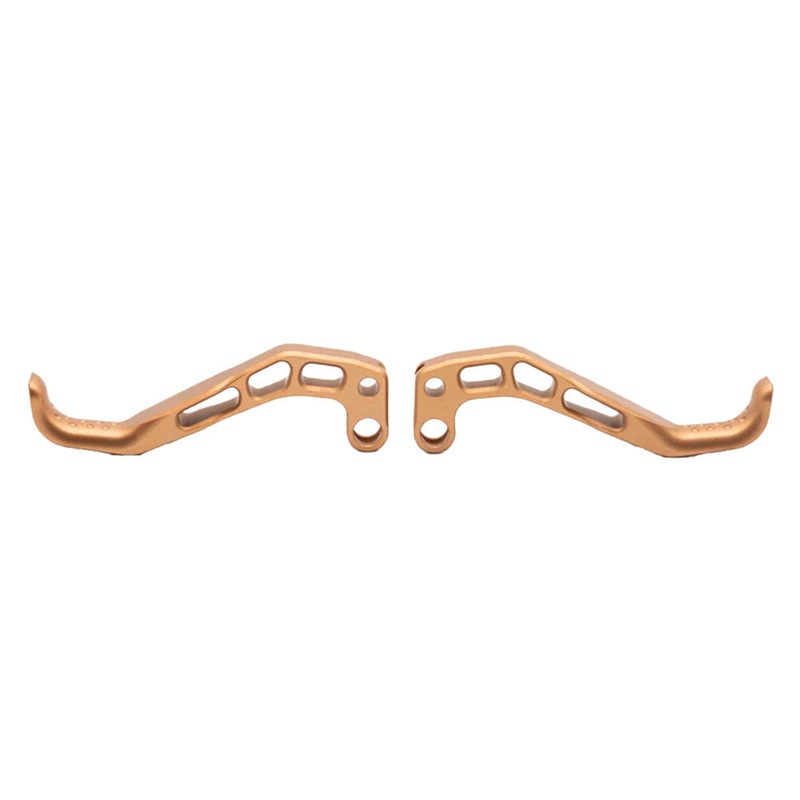 OAK Components TRL Alloy Brake Lever Blades Kit  Compatible with TRP DHR Evo, Trail, Slate, T4  Ergonomic, Topology-Optimized, Durable, Performance Boost Copper