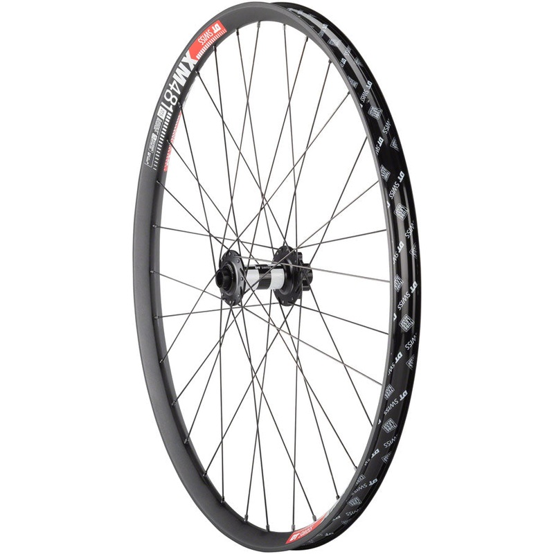 Quality Wheels DT 350/DT XM481 Front Wheel – 27.5″, 15 x 110mm Boost, 6-Bolt, Black