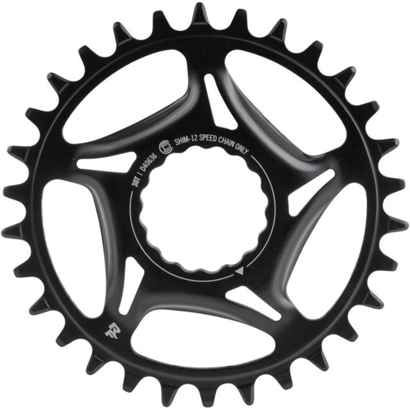 RaceFace CINCH Hyperglide+ Narrow Wide Steel Chainrings  30t, 32t, 34t, 12-Speed, Direct Mount, Black, Cyclocross & Mountain Bike Drive Components 30