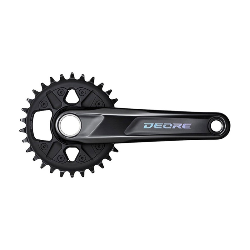 Shimano Deore M6120-1 12 Spd Crankset – Black Black 170mm – 30t 55mm Chainline