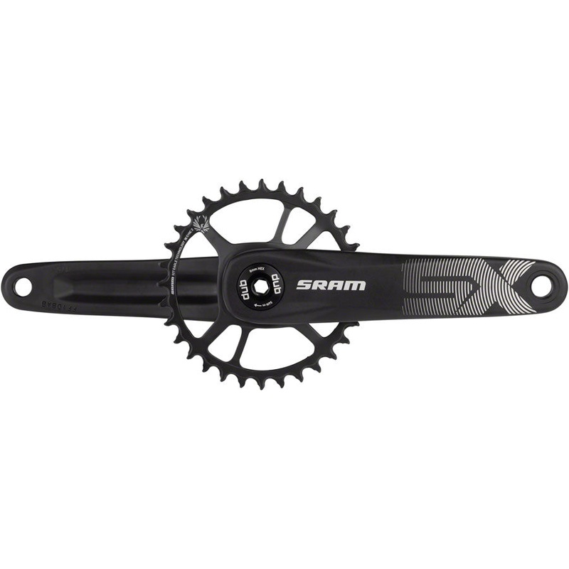SRAM SX Eagle Crankset – 170mm, 12-Speed, 32t, Direct Mount, DUB Spindle Interface, Black, A1