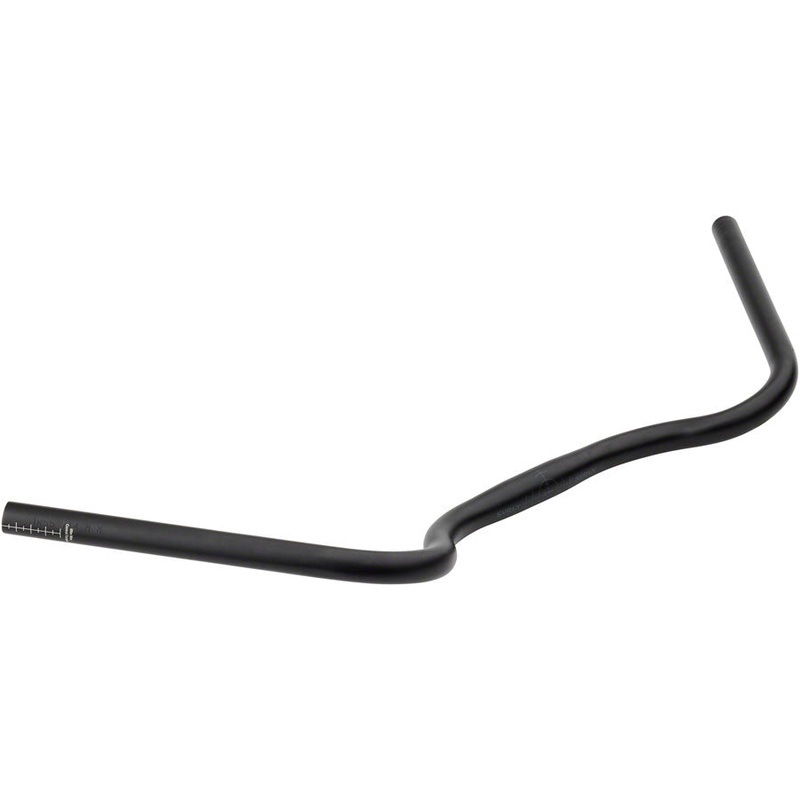 Surly Open Bar 2.0 Handlebar – 25.4mm Clamp, 714mm Width, 40mm Rise, Aluminum, Black