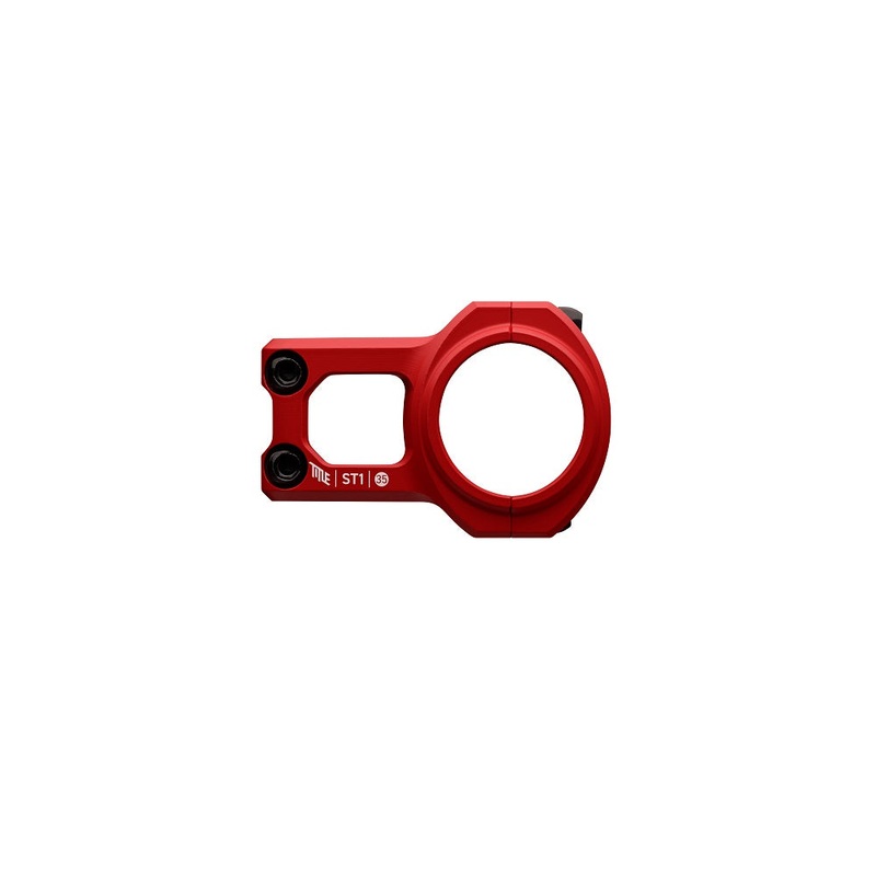 Title MTB ST1 Stem 31.8 Clamp – 31mm Length Red
