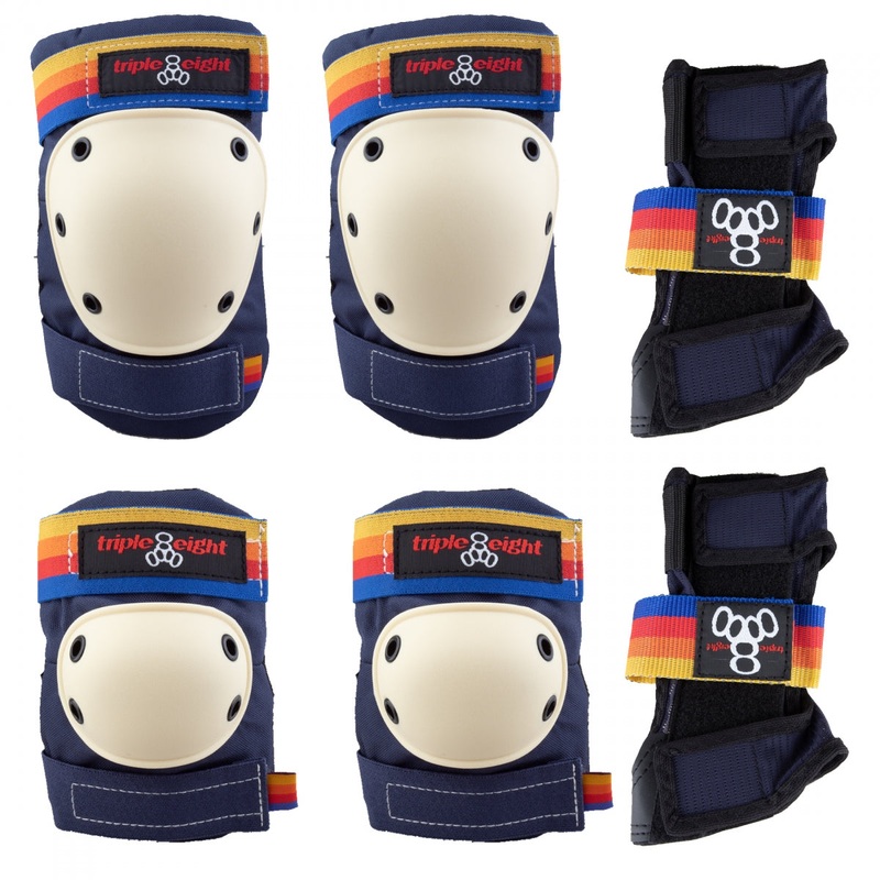 Triple Eight Saver Series 3-Pack Pacific Beach Blue LG Unisex