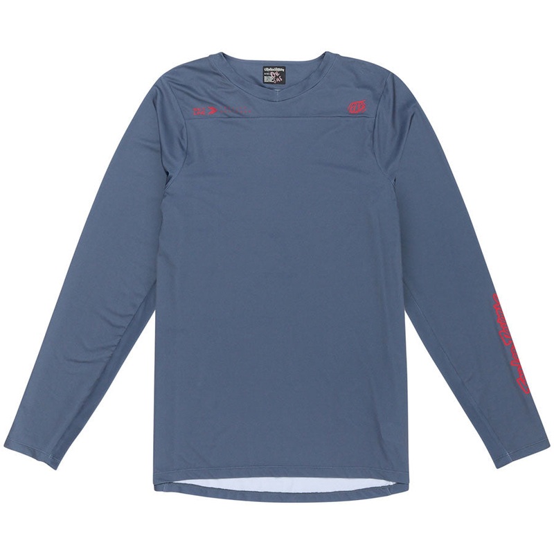 Troy Lee Designs Skyline Long Sleeve Jersey   Mono Steel Blue, Large
