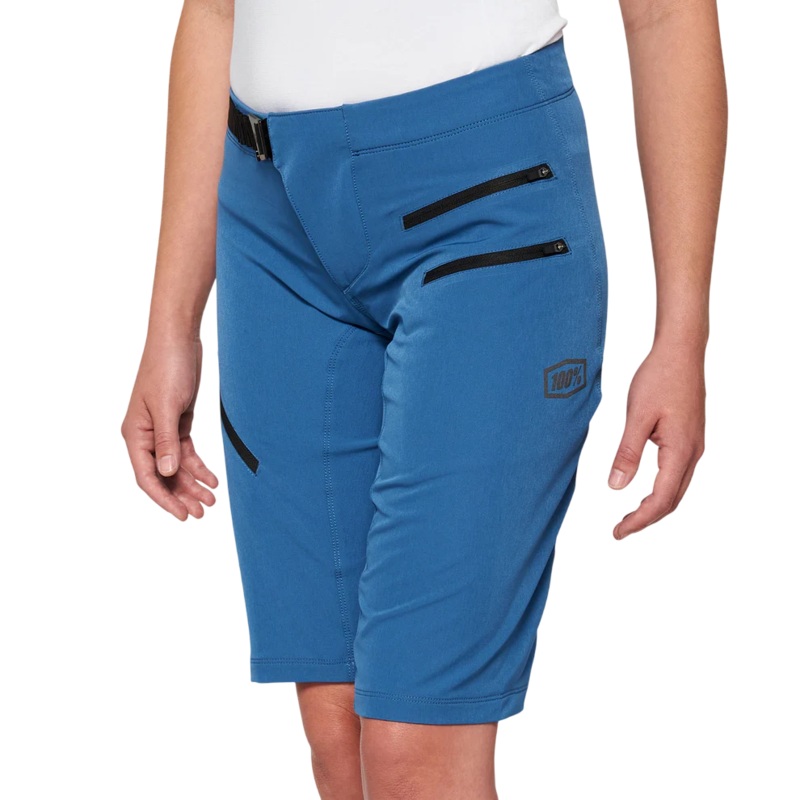 100% Airmatic MTB Short – Womens – Slate Blue Slate Blue Small