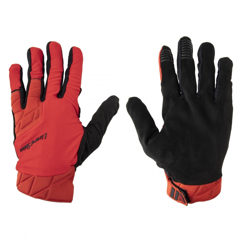Lizard Skins Monitor Ops Gloves Red SM Unisex Full Finger