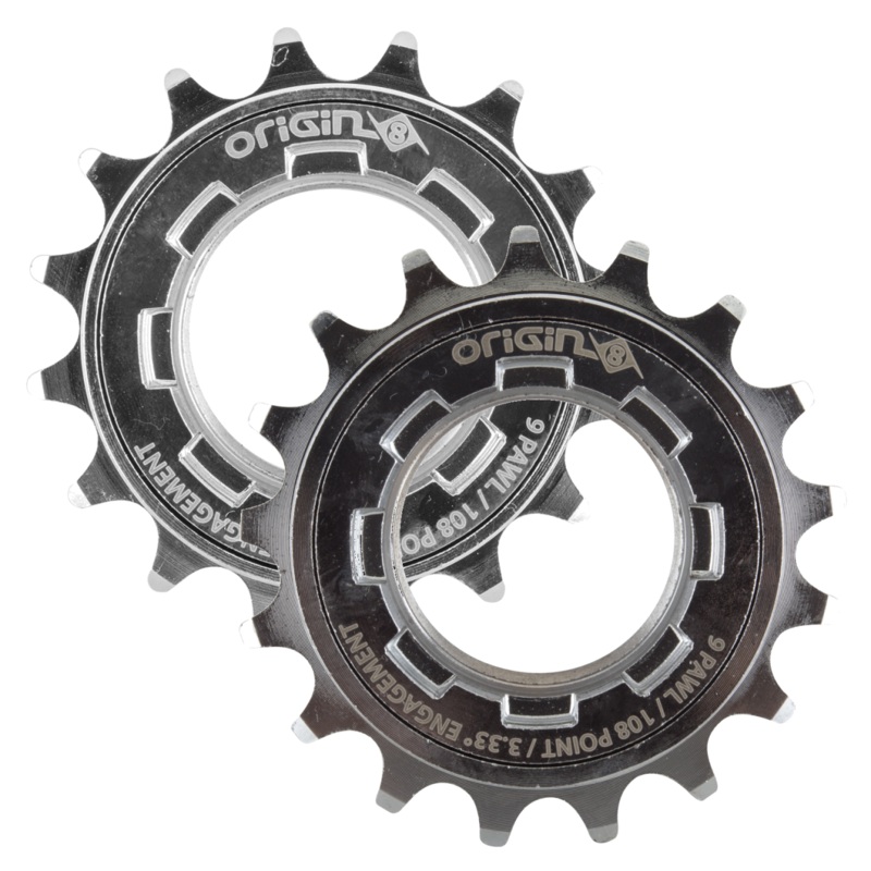 Origin8 Hornet 108 Performance Chrome Freewheels 16T & 17T, CNC Chromoly, 8-Key Release, Instant Power Transfer