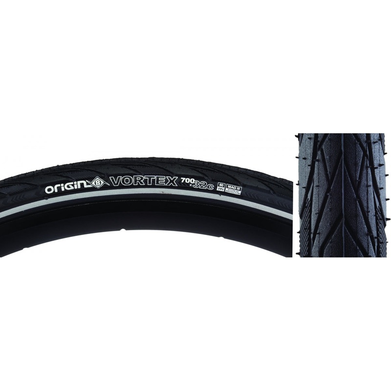 Origin8 Vortex 700×32 Wire PSI 85 TPI 60 Bk/Blk Smooth Fast Rolling Tread