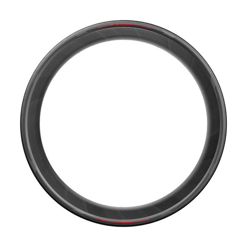 Pirelli PZero Race Road Tire, 700x26C, Folding, Clincher, SmartEVO, TechBELT, 127TPI, Red, Made in Italy 4196500