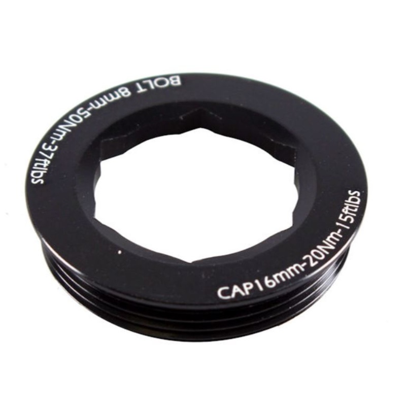 Race Face Cinch XC/AM Puller Cap and Washer Set – Gloss Black Black