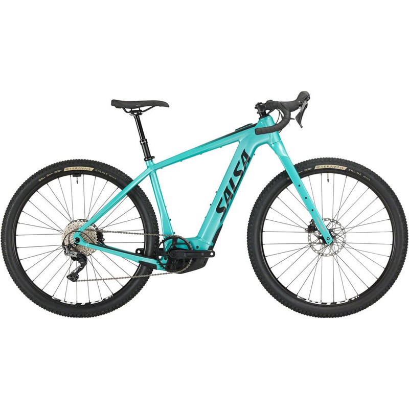Salsa Tributary GRX 600 Ebike – 29″, Aluminum, Teal, Medium