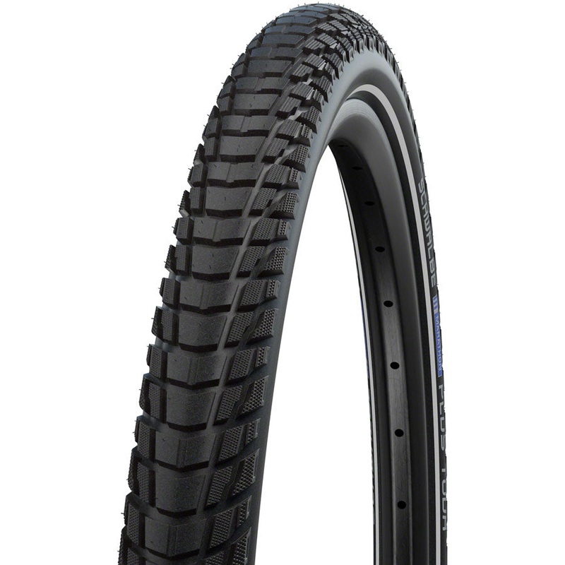 Schwalbe Marathon Plus Tour Tire – 700 x 38, Clincher, Wire, Black/Reflective, Performance Line, SmartGuard, Addix, E-50 11159359