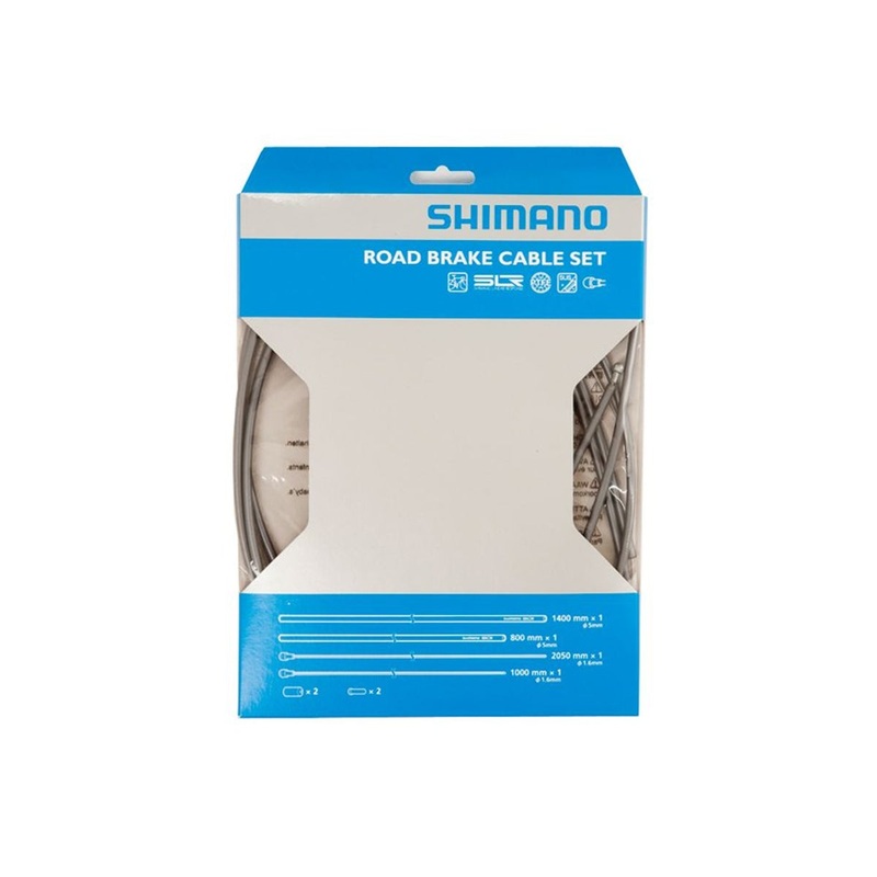 Shimano Road PTFE Brake Cable Set – High Tech Gray High-Tech Gray