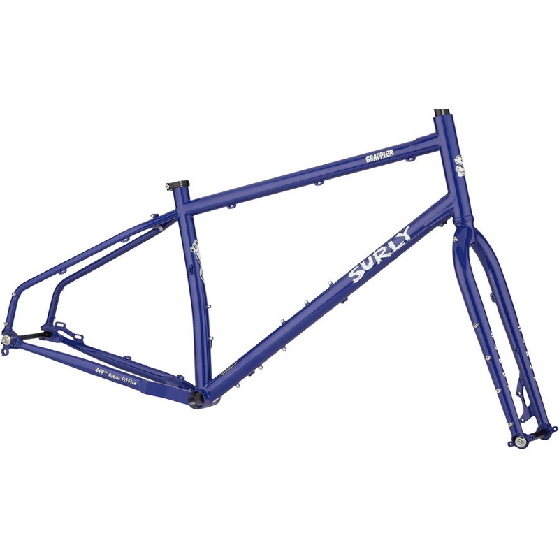 Surly  Grappler Frameset – 27.5 Steel Subterranean Homesick Blue Small